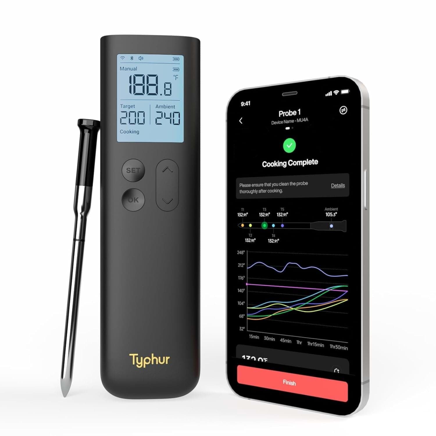 Typhur Sync Gold Lite Wireless Thermometer - Afbeelding 2