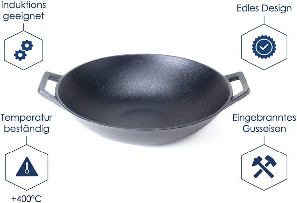 Gietijzeren Wok - Image 3
